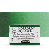 Schmincke Horadam Watercolor Paints, Full Pan – 530 Sap Green