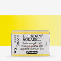 Schmincke Horadam Watercolor Paints, Full Pan – 223 Lemon Yellow Cadmium