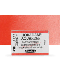 Schmincke Horadam Watercolor Paints, Full Pan – 348 Cadmium Orange Red