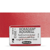Schmincke Horadam Watercolor Paints, Full Pan – 349 Cadmium Light Red