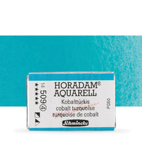 Schmincke Horadam Watercolor Paints, Full Pan – 499 Cobalt Cerulean