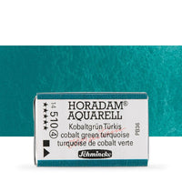 Schmincke Horadam Watercolor Paints, Full Pan – 509 Cobalt Turquoise