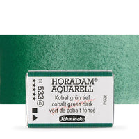 Schmincke Horadam Watercolor Paints, Full Pan – 510 Cobalt Green Turquoise