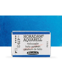 Schmincke Horadam Watercolor Paints, Full Pan – 475 Helio Turquoise