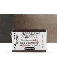 Schmincke Horadam Watercolor Paints, Full Pan – 661 Burnt Sienna