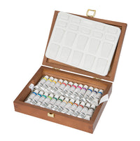 Schmincke HORADAM Watercolor Set in Wooden Box, 24 x 5 ml