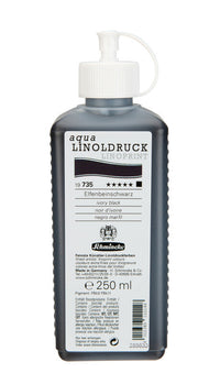 Schmincke Linocut Ink aqua-LINOPRINT 250 ml – 735 Ivory Black