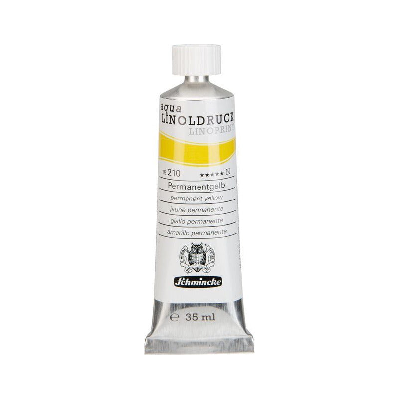 Schmincke Linocut Paints aqua-LINOPRINT 35 ml – 210 Permanent Yellow