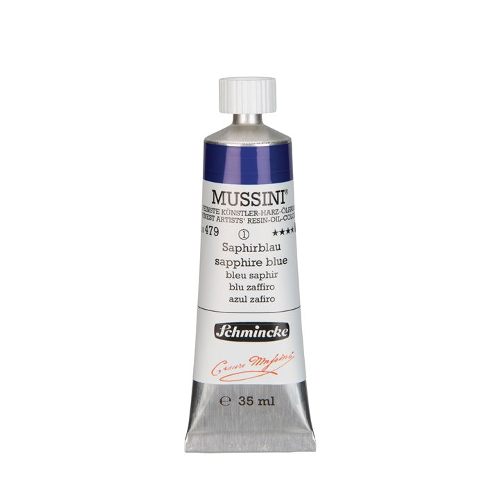 Schmincke MUSSINI Oil Paints 35 ml - 479 Sapphire Blue
