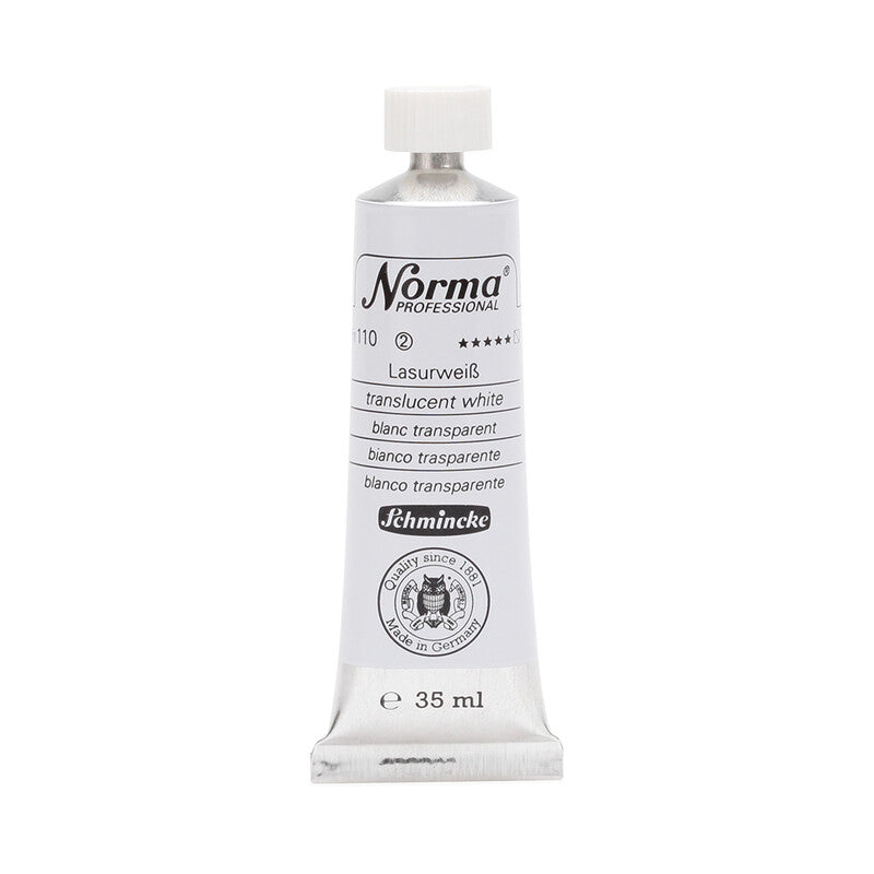 Schmincke Norma Professional Oil Paints 35 ml – 110 Transparent White