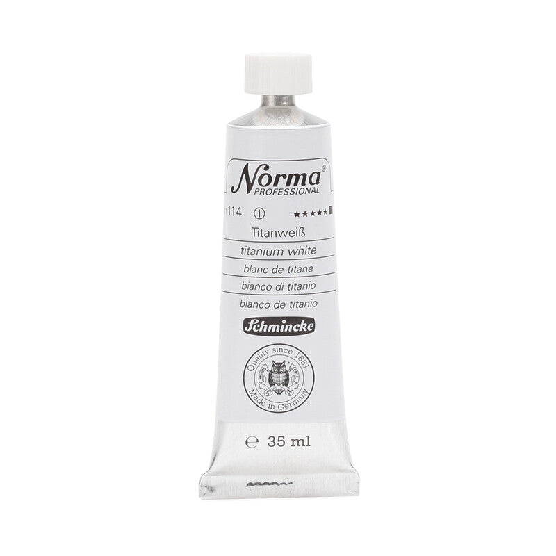 Schmincke Norma Professional Oil Paints 35 ml – 114 Titanium White