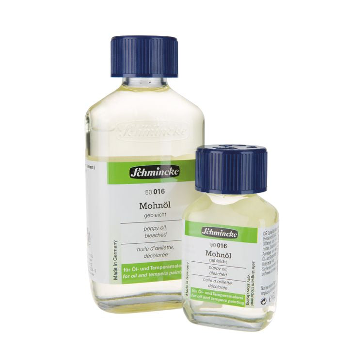 Schmincke Poppy Oil for Oil Paints and Tempera Paint