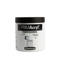 Schmincke PRIMAcryl Professional Acrylic Paints, 237 ml – 100 Zinc White