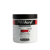 Schmincke PRIMAcryl Professional Acrylic Paints, 237 ml – 320 Cadmium Red Medium