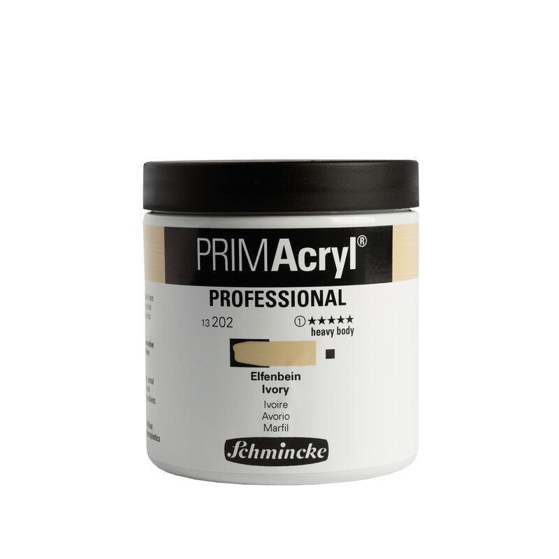 Schmincke PRIMAcryl Professional Acrylic Paints, 237 ml – 202 Ivory