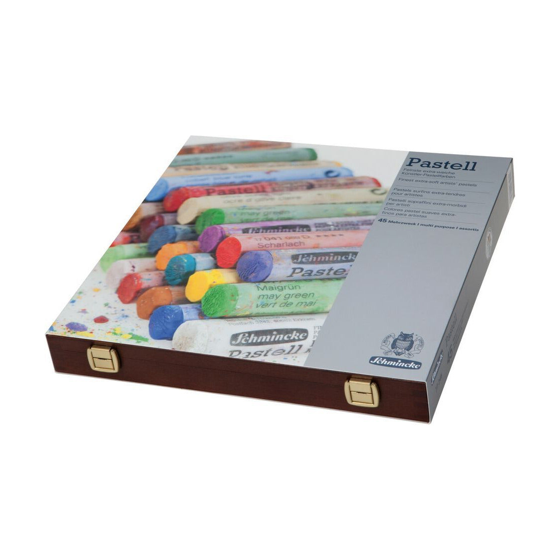 Schmincke Soft Pastels in Wooden Box - Set of 45