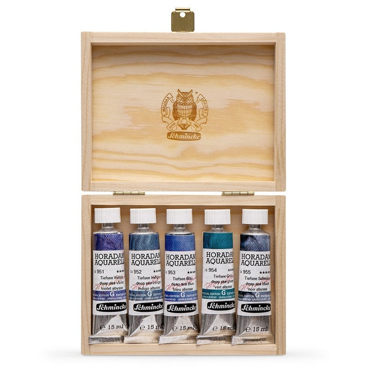 Schmincke Super Granulation Watercolor Set in Tubes, 5 x 15 ml