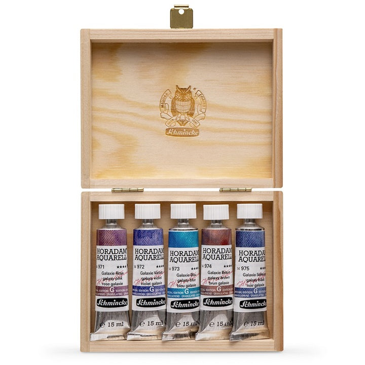 Schmincke Super Granulation Watercolor Set in Tubes, 5 x 15 ml