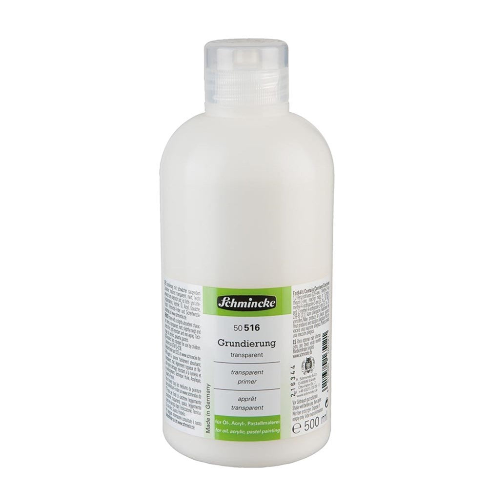 Schmincke Transparent Gesso Primer, Transparent Primer, 500 ml