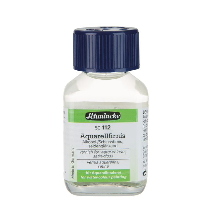 Schmincke Watercolor Varnish for Watercolors with Satin Sheen, 60 ml
