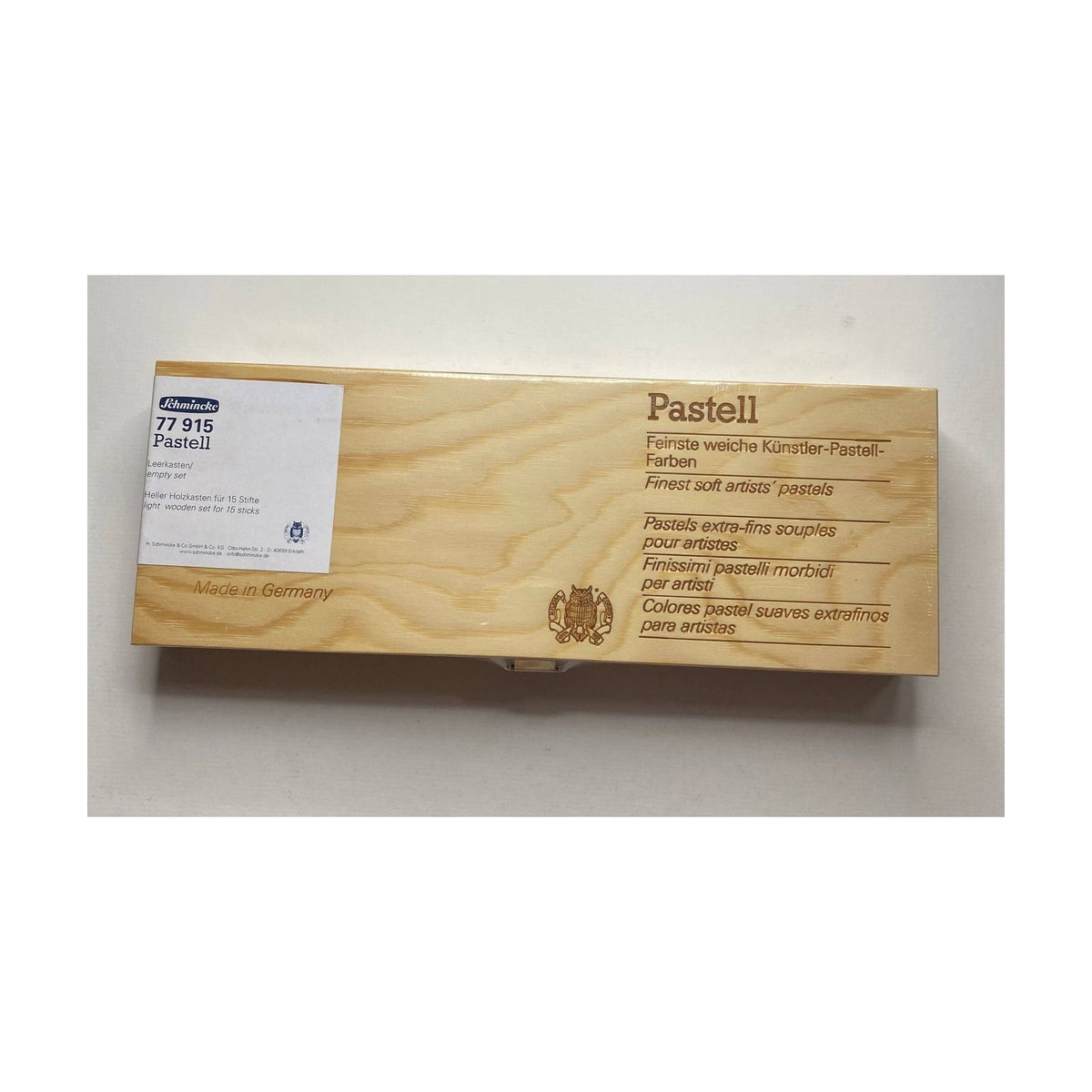 Schmincke Wooden Box for 15 Pastels