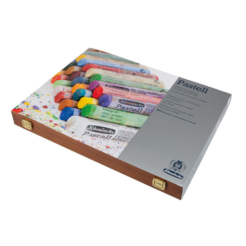 Schmincke Wooden Box Soft Pastels Set of 60