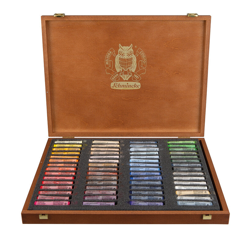 Schmincke Wooden Box Soft Pastels Set of 60