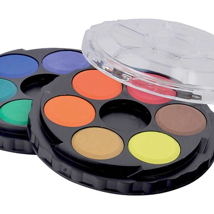 School Watercolors, Round, 12 Colors