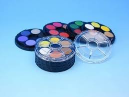 School Watercolors, Round, 24 Colors