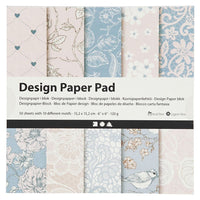 Scrapbooking Paper, Rose / 15.2 x 15.2 cm - 50 Sheets