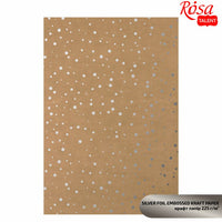 Scrapbooking Paper with Metallic Elements A4