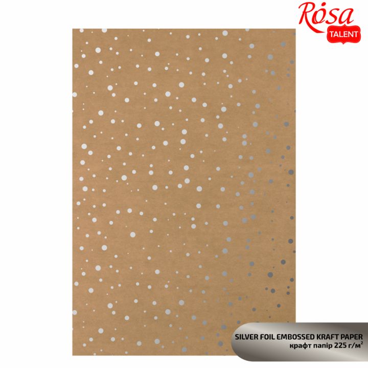 Scrapbooking Paper with Metallic Elements A4
