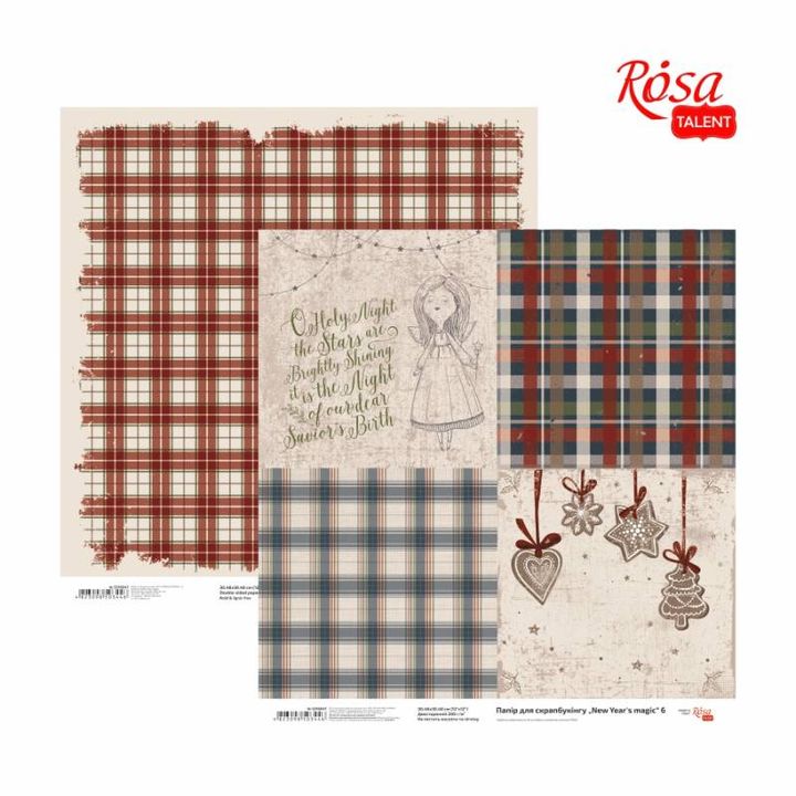 Scrapbooking Papers 30.48 x 30.48 cm New Year's Magic | Various Motifs — Image 3