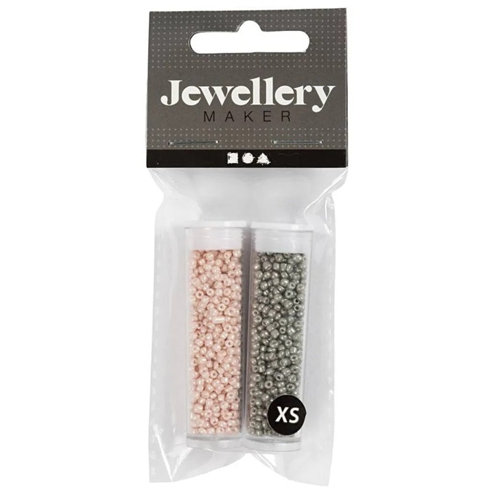 Seed Beads 1.7 mm, Set of 2x7 g