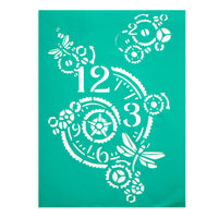 Self-Adhesive Clock Stencil