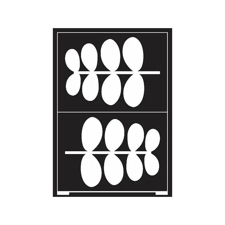 Self-Adhesive Leaf Stencil A5