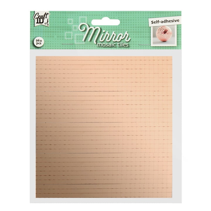 Self-Adhesive Mirror Squares – copper