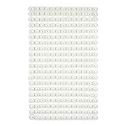 Self-Adhesive Pearls 6 mm Ivory / 260 pcs