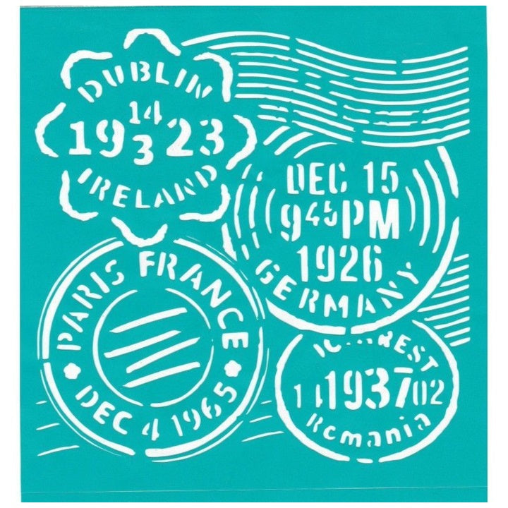 Self-Adhesive Stamp Stencil 16.5 x 16.5 cm