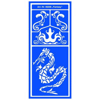 Self-Adhesive Stencil Fantasy 12, 12.5 x 28.5 cm