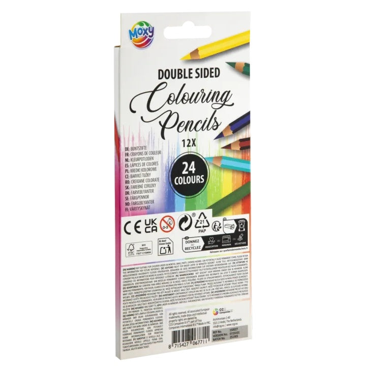 Set of 12 Double-Sided Coloring Pencils, 24 Colors — image 4