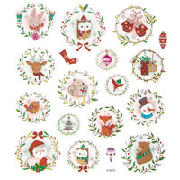 Set of 18 Christmas Stickers