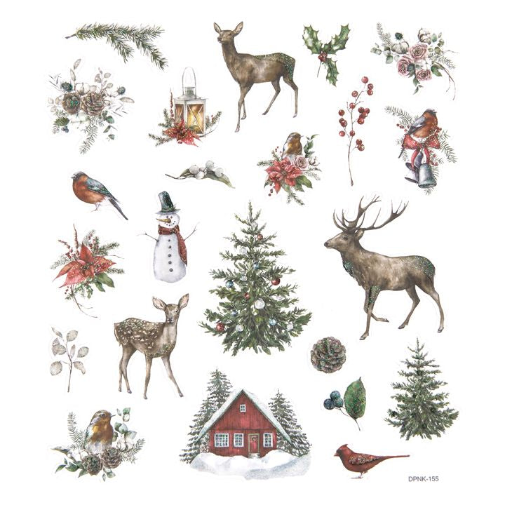Set of 23 Christmas Stickers