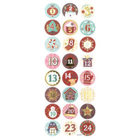 Set of 24 Christmas Stickers