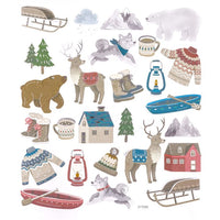 Set of 26 Christmas Stickers