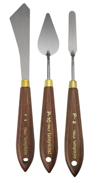 Set of 3 Artist’s Painting Palette Knives