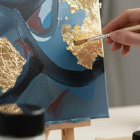 Set of 3 Gilding Sheets and Protective Varnish, image 2