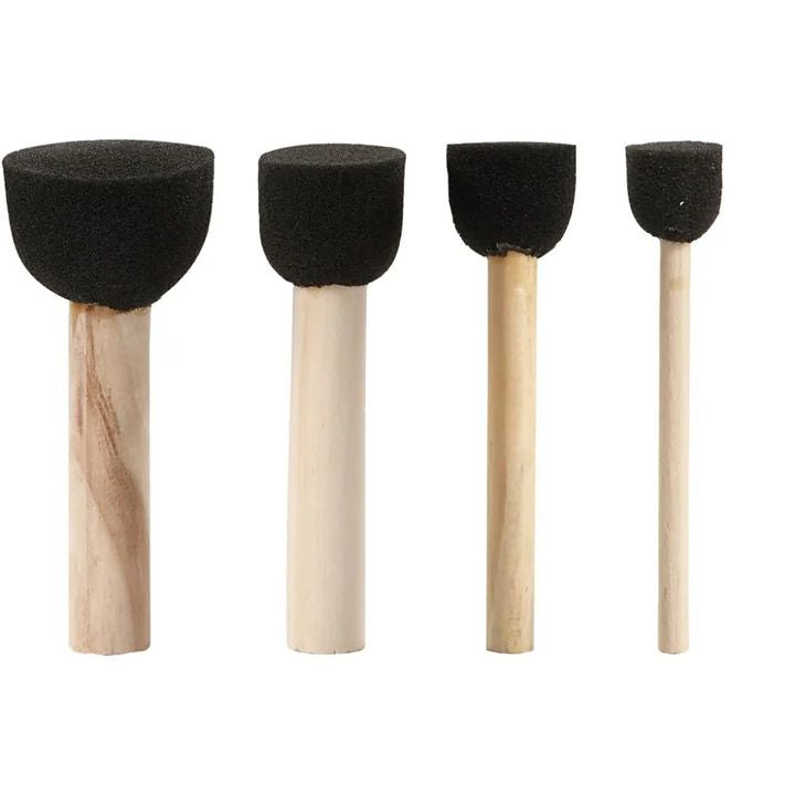 Set of 4 foam brushes, image 5