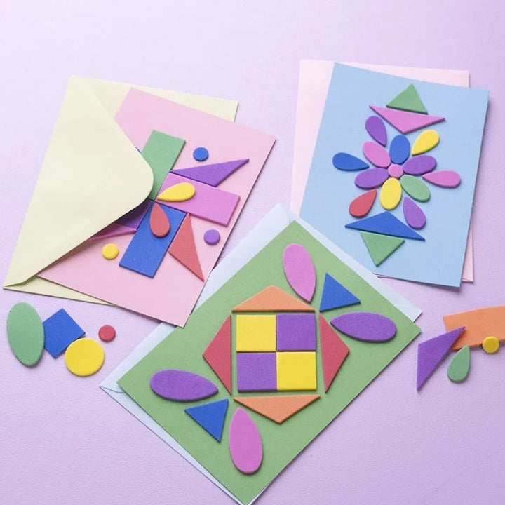 Set of pastel-colored postcards and envelopes, 10.5×15 cm, set of 50 — image 2
