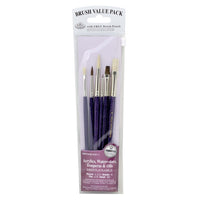 Set of 7 Natural Sable Brushes